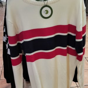 Jersey punto blanco retro