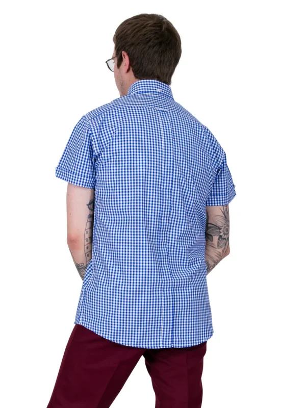 Camisa Relco Gingham Azul - Imagen 4