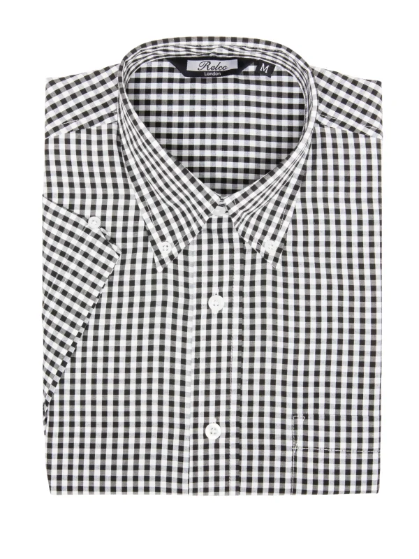 Camisa Relco Gingham Negro - Imagen 2