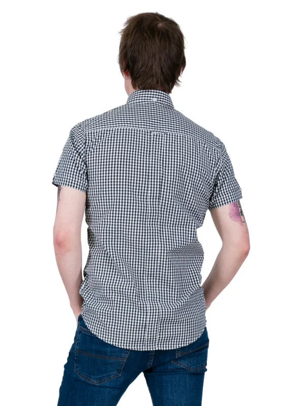Camisa Relco Gingham Negro - Imagen 4