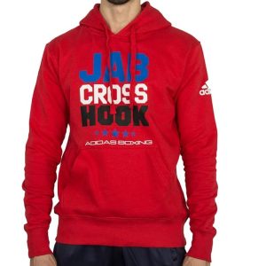 Sudadera Adidas Boxing JCH Hoody Red